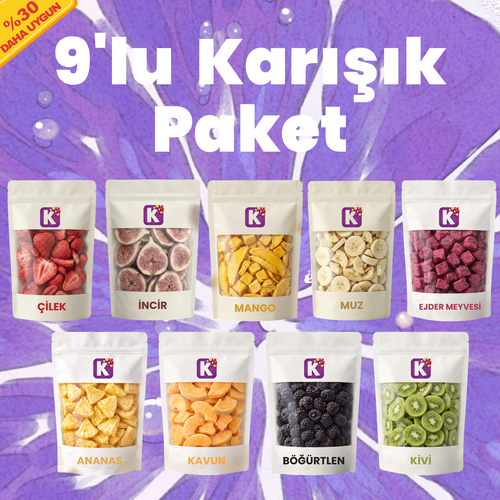 Freeze-Dry Meyve Karışık 9'lu