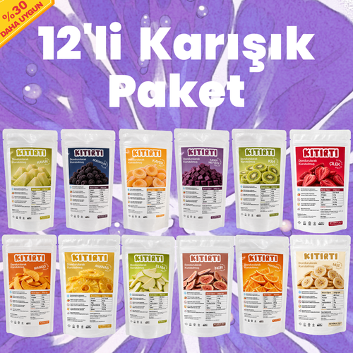 Freeze-Dry Meyve Karışık 12'li