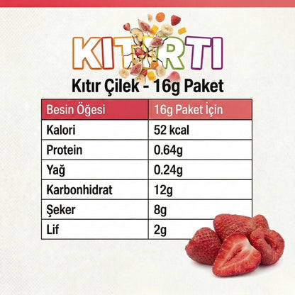 Freeze-Dry Kıtır Çilek