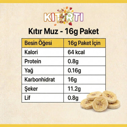 Freeze-Dry Kıtır Muz